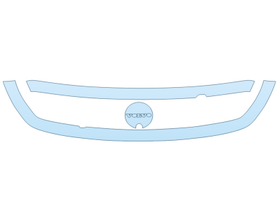 PAINT PROTECTION KIT - 2023 VOLVO XC90 RECHARGE ULTIMATE GRILL - PRECUT PPF CLEAR BRA WRAP
