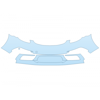 2025 PORSCHE 718 BOXSTER BUMPER - PRECUT PPF CLEAR BRA WRAP