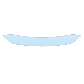 2025 PORSCHE 718 BOXSTER REAR BUMPER - PRECUT PPF CLEAR BRA WRAP