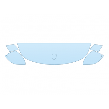 PAINT PROTECTION KIT - 2024 PORSCHE 718 BOXSTER HM WRAPPED EDGES 12 INCH - PRECUT PPF CLEAR BRA WRAP