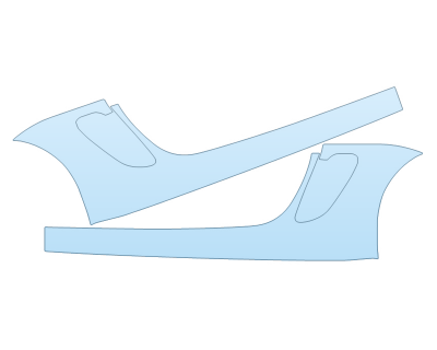 2025 PORSCHE 718 BOXSTER ROCKERS - PRECUT PPF CLEAR BRA WRAP