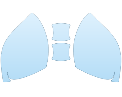 2025 PORSCHE 718 CAYMAN S MIRRORS and DOOR CUPS - PRECUT PPF CLEAR BRA WRAP