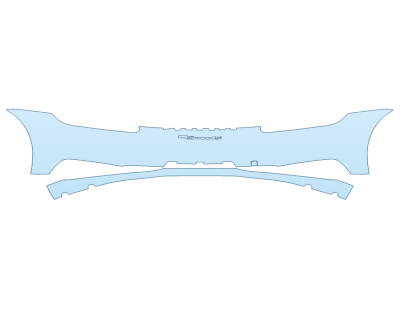 2025 PORSCHE 911 CARRERA REAR BUMPER - PRECUT PPF CLEAR BRA WRAP