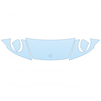 PAINT PROTECTION KIT - 2024 PORSCHE 911 CARRERA 4 HOOD FENDERS MIRRORS 24 INCH - PRECUT PPF CLEAR BRA WRAP