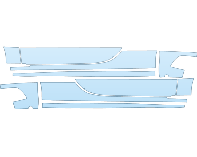 Precut PPF Kit – Clear Bra Paint Protection Film PAINT PROTECTION KIT - 2024 PORSCHE 911 CARRERA 4 CABRIOLET ROCKERS - PRECUT PPF CLEAR BRA WRAP