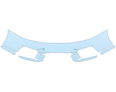 PAINT PROTECTION KIT - 2024 PORSCHE 911 CARRERA 4 GTS CABRIOLET BUMPER - PRECUT PPF CLEAR BRA WRAP