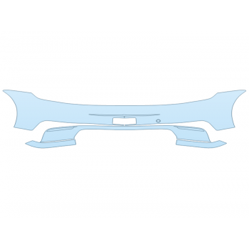 PAINT PROTECTION KIT - 2024 PORSCHE 911 CARRERA 4 GTS CABRIOLET REAR BUMPER - PRECUT PPF CLEAR BRA WRAP