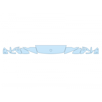 PAINT PROTECTION KIT - 2024 PORSCHE 911 CARRERA 4 GTS CABRIOLET HOOD FENDERS MIRRORS 12 INCH WRAPPED EDGES - PRECUT PPF CLEAR BRA WRAP