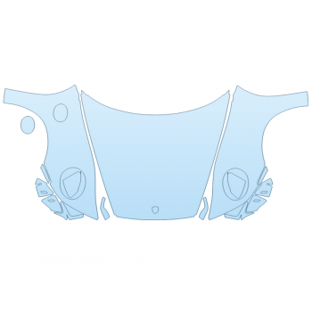 Precut PPF Kit – Clear Bra Paint Protection Film PAINT PROTECTION KIT - 2024 PORSCHE 911 CARRERA 4 GTS CABRIOLET FULL HOOD FENDERS MIRRORS WRAPPED EDGES - PRECUT PPF CLEAR BRA WRAP