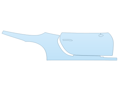 PAINT PROTECTION KIT - 2024 PORSCHE 911 CARRERA 4 GTS CABRIOLET PASSENGER SIDE - PRECUT PPF CLEAR BRA WRAP