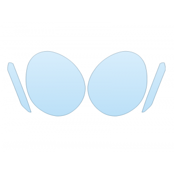 PAINT PROTECTION KIT - 2024 PORSCHE 911 CARRERA 4 GTS CABRIOLET HEADLIGHTS FOGLIGHTS - PRECUT PPF CLEAR BRA WRAP