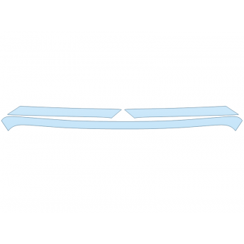 PAINT PROTECTION KIT - 2024 PORSCHE 911 CARRERA 4 GTS CABRIOLET ROOF PILLARS 3 PIECE - PRECUT PPF CLEAR BRA WRAP