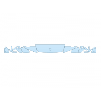 PAINT PROTECTION KIT - 2024 PORSCHE 911 CARRERA 4 GTS COUPE HOOD FENDERS MIRRORS 12 INCH WRAPPED EDGES - PRECUT PPF CLEAR BRA WRAP