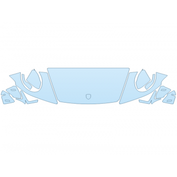 PAINT PROTECTION KIT - 2024 PORSCHE 911 CARRERA 4 GTS COUPE HOOD FENDERS MIRRORS 24 INCH WRAPPED EDGES - PRECUT PPF CLEAR BRA WRAP