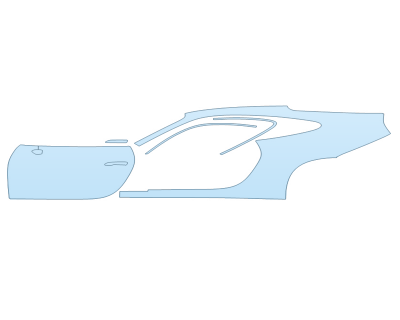 Precut PPF Kit – Clear Bra Paint Protection Film PAINT PROTECTION KIT - 2024 PORSCHE 911 CARRERA 4 GTS COUPE DRIVER SIDE - PRECUT PPF CLEAR BRA WRAP