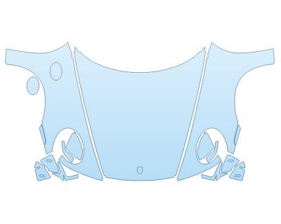 Precut PPF Kit – Clear Bra Paint Protection Film PAINT PROTECTION KIT - 2024 PORSCHE 911 CARRERA 4 GTS COUPE FULL HOOD FENDERS MIRRORS WRAPPED EDGES WITH SEAMS - PRECUT PPF CLEAR BRA WRAP