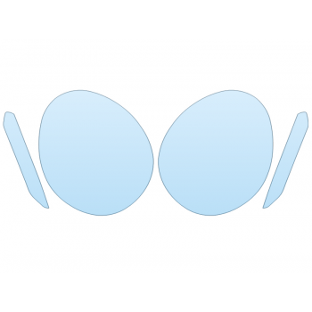 PAINT PROTECTION KIT - 2024 PORSCHE 911 CARRERA 4 GTS COUPE HEADLIGHTS FOGLIGHTS - PRECUT PPF CLEAR BRA WRAP