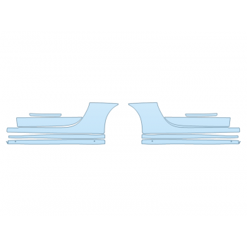 PAINT PROTECTION KIT - 2024 PORSCHE 911 CARRERA 4 GTS COUPE ROCKERS - PRECUT PPF CLEAR BRA WRAP