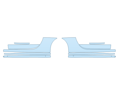 Precut PPF Kit – Clear Bra Paint Protection Film PAINT PROTECTION KIT - 2024 PORSCHE 911 CARRERA 4 GTS COUPE ROCKERS - PRECUT PPF CLEAR BRA WRAP