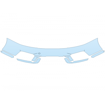 PAINT PROTECTION KIT - 2024 PORSCHE 911 CARRERA CABRIOLET BUMPER - PRECUT PPF CLEAR BRA WRAP