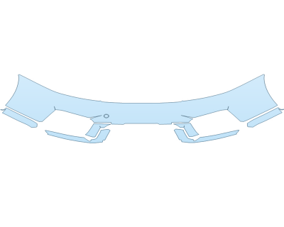 PAINT PROTECTION KIT - 2024 PORSCHE 911 CARRERA CABRIOLET BUMPER - PRECUT PPF CLEAR BRA WRAP