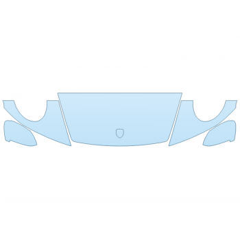 PAINT PROTECTION KIT - 2024 PORSCHE 911 CARRERA CABRIOLET HOOD FENDERS MIRRORS 18 INCH - PRECUT PPF CLEAR BRA WRAP