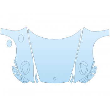 Precut PPF Kit – Clear Bra Paint Protection Film PAINT PROTECTION KIT - 2024 PORSCHE 911 CARRERA CABRIOLET FULL HOOD FENDERS MIRRORS WRAPPED EDGES - PRECUT PPF CLEAR BRA WRAP