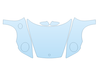 PAINT PROTECTION KIT - 2024 PORSCHE 911 CARRERA CABRIOLET FULL HOOD FENDERS MIRRORS WRAPPED EDGES - PRECUT PPF CLEAR BRA WRAP