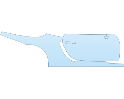 PAINT PROTECTION KIT - 2024 PORSCHE 911 CARRERA CABRIOLET PASSENGER SIDE - PRECUT PPF CLEAR BRA WRAP
