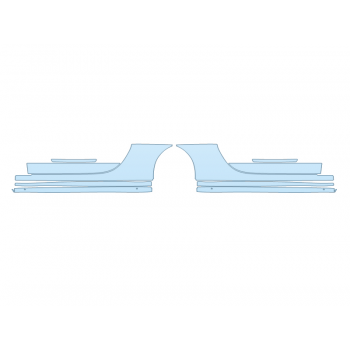 PAINT PROTECTION KIT - 2024 PORSCHE 911 CARRERA CABRIOLET ROCKERS - PRECUT PPF CLEAR BRA WRAP