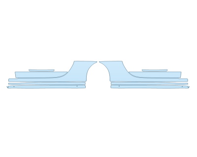 PAINT PROTECTION KIT - 2024 PORSCHE 911 CARRERA CABRIOLET ROCKERS - PRECUT PPF CLEAR BRA WRAP