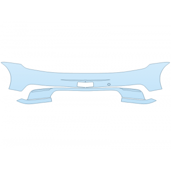 PAINT PROTECTION KIT - 2024 PORSCHE 911 CARRERA COUPE REAR BUMPER - PRECUT PPF CLEAR BRA WRAP