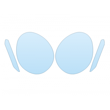 PAINT PROTECTION KIT - 2024 PORSCHE 911 CARRERA COUPE HEADLIGHTS FOGLIGHTS - PRECUT PPF CLEAR BRA WRAP