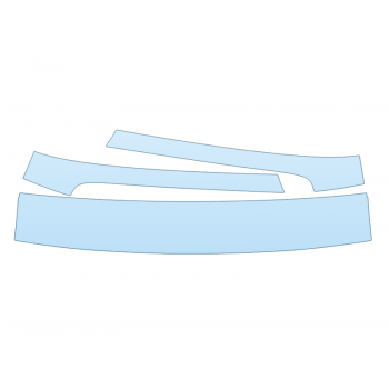 2025 PORSCHE 911 CARRERA COUPE ROOF PILLARS - PRECUT PPF CLEAR BRA WRAP