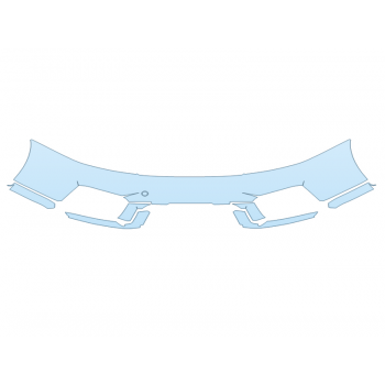 PAINT PROTECTION KIT - 2024 PORSCHE 911 CARRERA GTS CABRIOLET BUMPER - PRECUT PPF CLEAR BRA WRAP