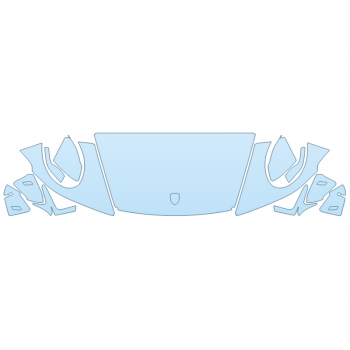 Precut PPF Kit – Clear Bra Paint Protection Film PAINT PROTECTION KIT - 2024 PORSCHE 911 CARRERA GTS CABRIOLET HOOD FENDERS MIRRORS 24 INCH WRAPPED EDGES - PRECUT PPF CLEAR BRA WRAP