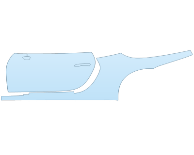 PAINT PROTECTION KIT - 2024 PORSCHE 911 CARRERA GTS CABRIOLET DRIVER SIDE - PRECUT PPF CLEAR BRA WRAP