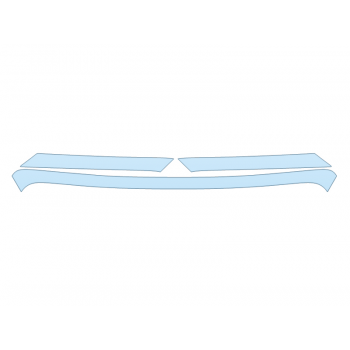 PAINT PROTECTION KIT - 2024 PORSCHE 911 CARRERA GTS CABRIOLET ROOF PILLARS 3 PIECE - PRECUT PPF CLEAR BRA WRAP