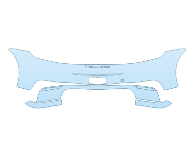 PAINT PROTECTION KIT - 2024 PORSCHE 911 CARRERA GTS COUPE REAR BUMPER W/EMBLEMS - PRECUT PPF CLEAR BRA WRAP