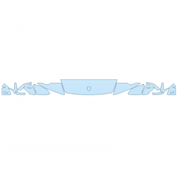 PAINT PROTECTION KIT - 2024 PORSCHE 911 CARRERA GTS COUPE HOOD FENDERS MIRRORS 12 INCH WRAPPED EDGES - PRECUT PPF CLEAR BRA WRAP