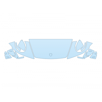 PAINT PROTECTION KIT - 2024 PORSCHE 911 CARRERA GTS COUPE HOOD FENDERS MIRRORS 24 INCH WRAPPED EDGES - PRECUT PPF CLEAR BRA WRAP