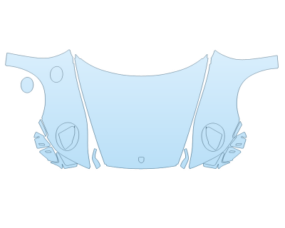 PAINT PROTECTION KIT - 2024 PORSCHE 911 CARRERA GTS COUPE FULL HOOD FENDERS MIRRORS WRAPPED EDGES - PRECUT PPF CLEAR BRA WRAP