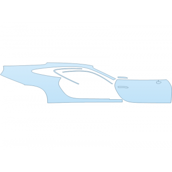 PAINT PROTECTION KIT - 2024 PORSCHE 911 CARRERA GTS COUPE PASSENGER SIDE - PRECUT PPF CLEAR BRA WRAP