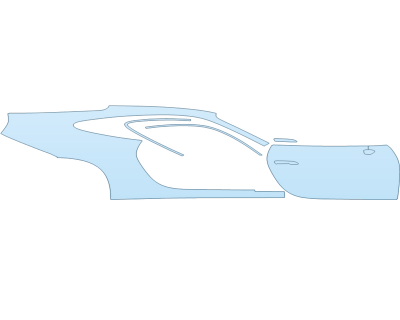 PAINT PROTECTION KIT - 2024 PORSCHE 911 CARRERA GTS COUPE PASSENGER SIDE - PRECUT PPF CLEAR BRA WRAP