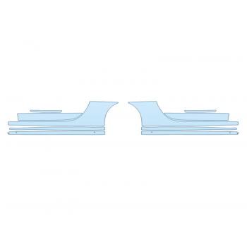 PAINT PROTECTION KIT - 2024 PORSCHE 911 CARRERA GTS COUPE ROCKERS - PRECUT PPF CLEAR BRA WRAP