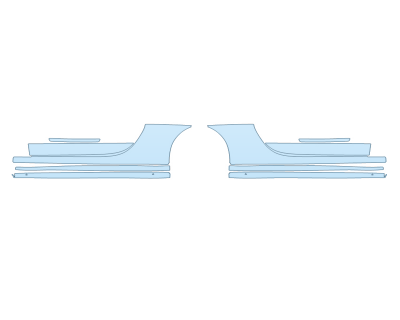 PAINT PROTECTION KIT - 2024 PORSCHE 911 CARRERA GTS COUPE ROCKERS - PRECUT PPF CLEAR BRA WRAP