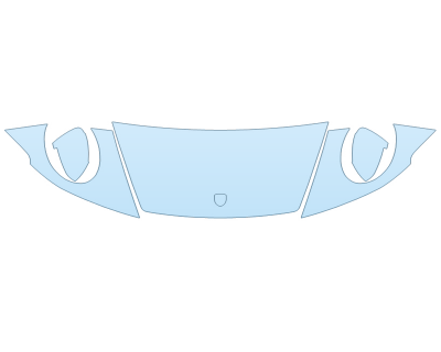 2025 PORSCHE 911 CARRERA S HOOD FENDERS MIRRORS 24 INCH - PRECUT PPF CLEAR BRA WRAP