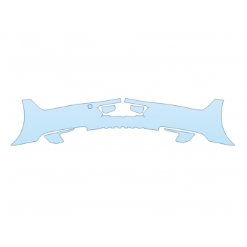 2025 PORSCHE 911 CARRERA S CABRIOLET REAR BUMPER SPORT DESIGN PKG - PRECUT PPF CLEAR BRA WRAP