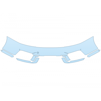 PAINT PROTECTION KIT - 2024 PORSCHE 911 CARRERA T CABRIOLET BUMPER - PRECUT PPF CLEAR BRA WRAP