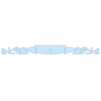 Precut PPF Kit – Clear Bra Paint Protection Film PAINT PROTECTION KIT - 2024 PORSCHE 911 CARRERA T CABRIOLET HOOD FENDERS MIRRORS 12 INCH WRAPPED EDGES - PRECUT PPF CLEAR BRA WRAP